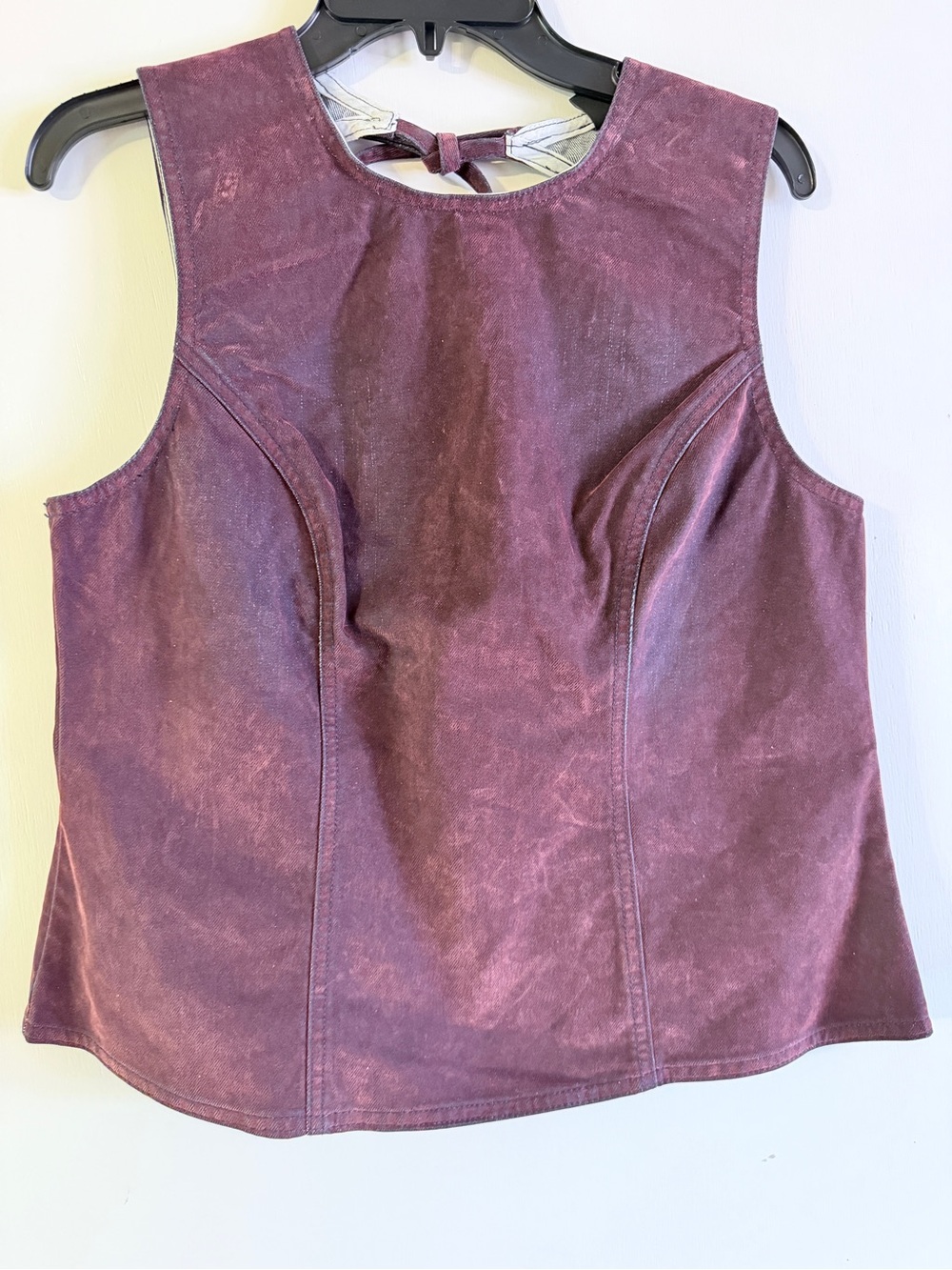 wild fable Plum Suede-Effect Sleeveless Tank